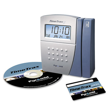 Pyramid Technologies Timetrax Ez Time And Attendance System, Digital Display, Black freeshipping - TVN Wholesale